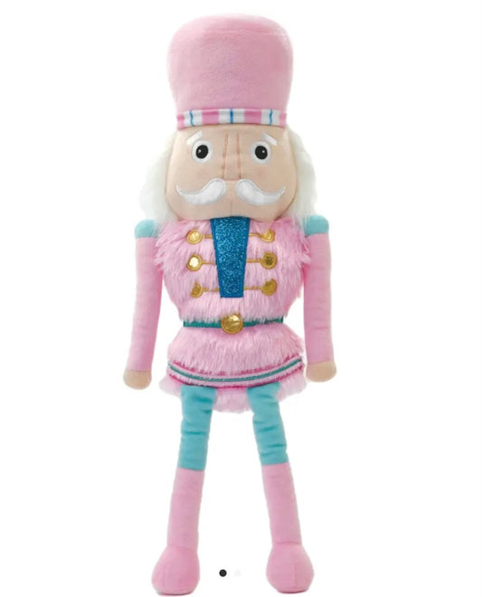 Iscream Pink Nutcracker Plush Ornament