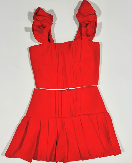 IF SO Red Ruffle set