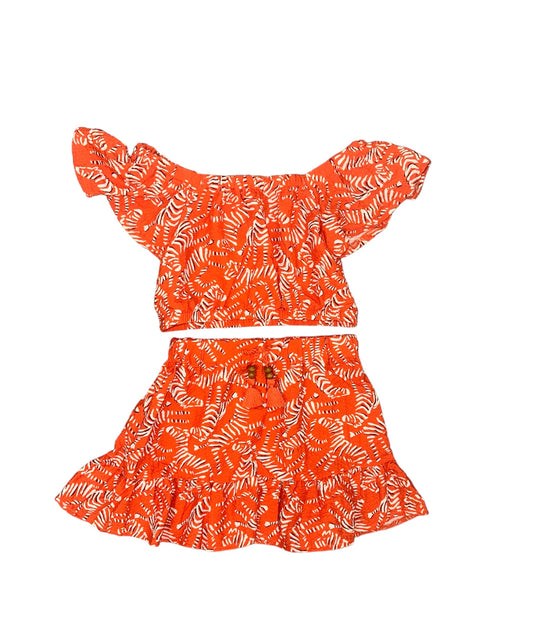 Mayoral printed skirt set