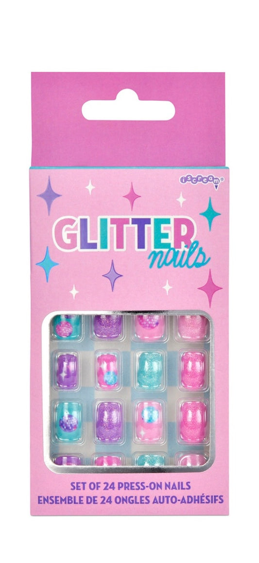 IScream Glitter Press On Nail Set
