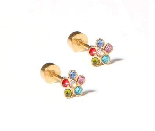 Nap Studs -Lyla Flower Multi