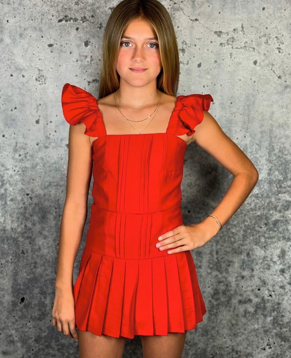IF SO Red Ruffle set