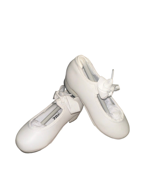 Danznmotion white tap shoes
