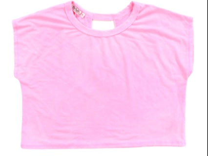 T2 Love S/S open back fashion top