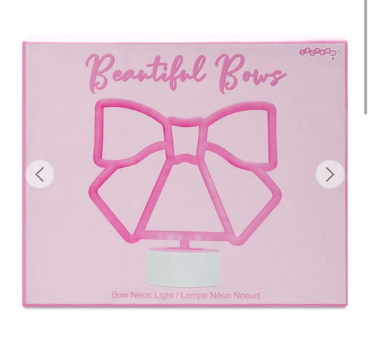 IScream Bow Neon Light