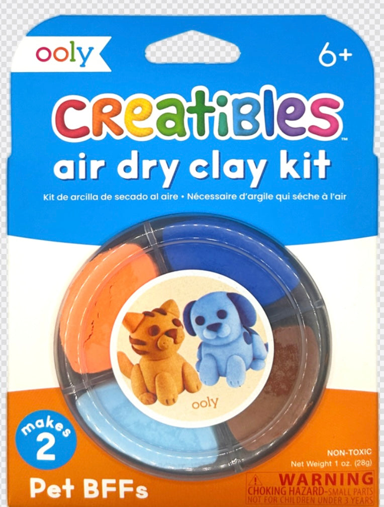 Ooly Creatibles Air Dry Clay Kit