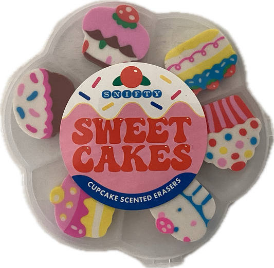 Sweet Cakes Scented Erasers