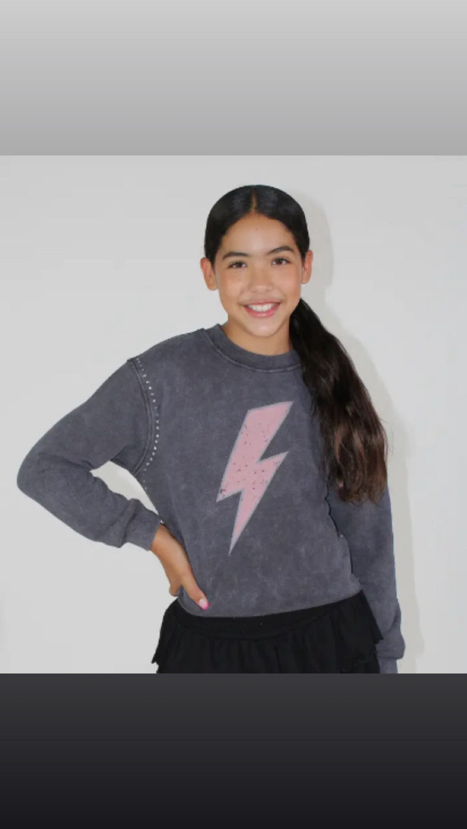 Acid Wash Love Sweatshirt