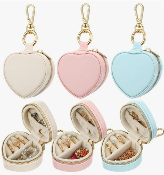 Heart Jewelry Travel Case