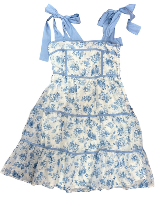 Blue Floral Maxi Dress