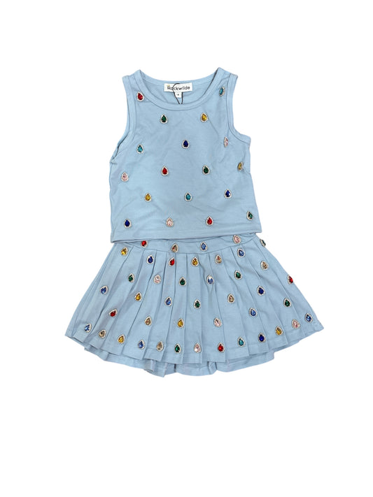 Blue Jeweled Set