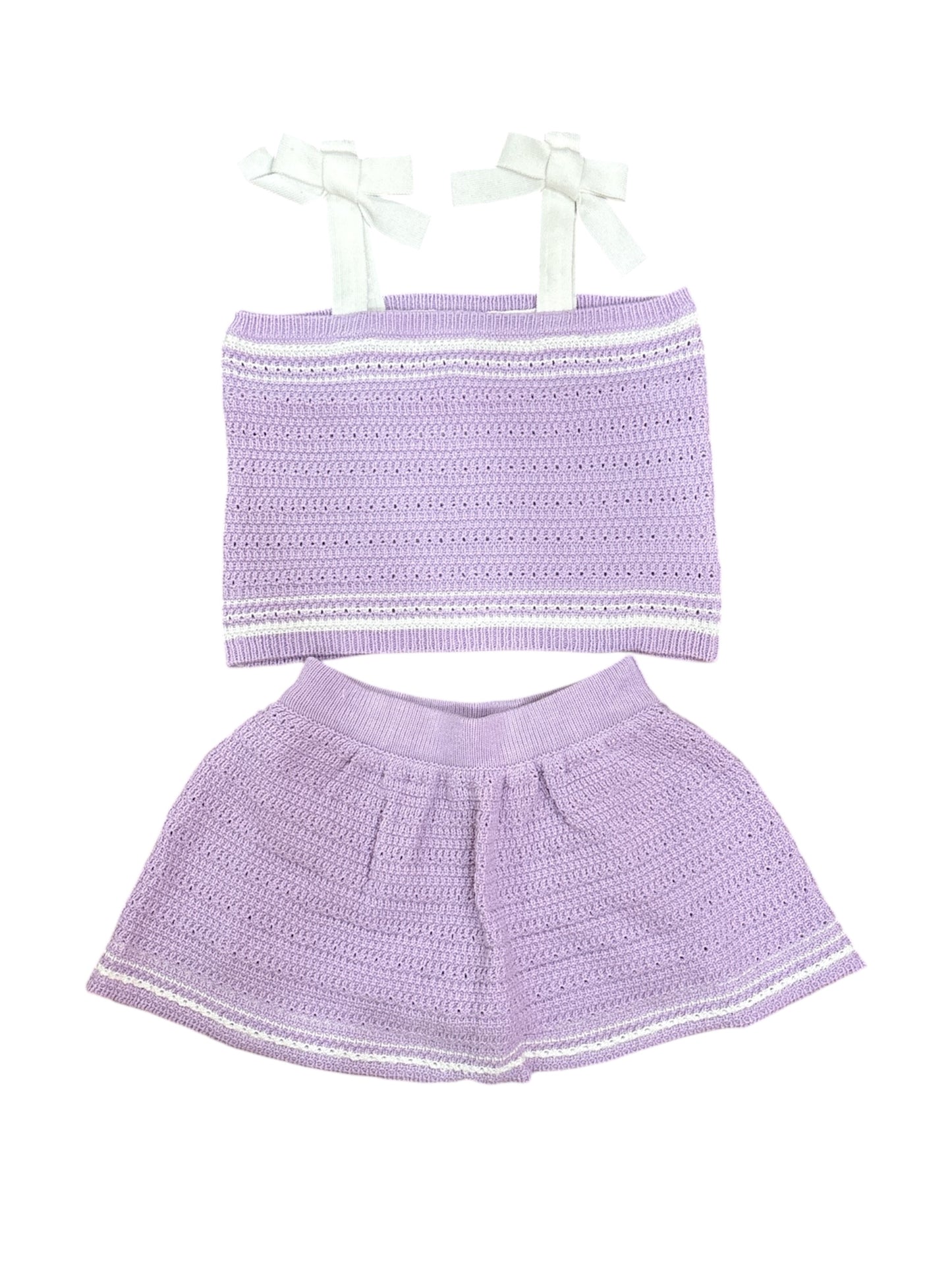Lilac Knit Set