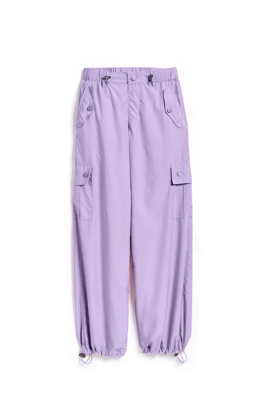 Tractr| Parachute Pants | lilac