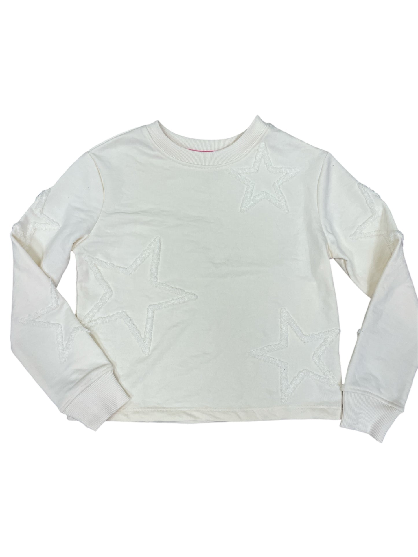 Stars chenille embroidery sweatshirt