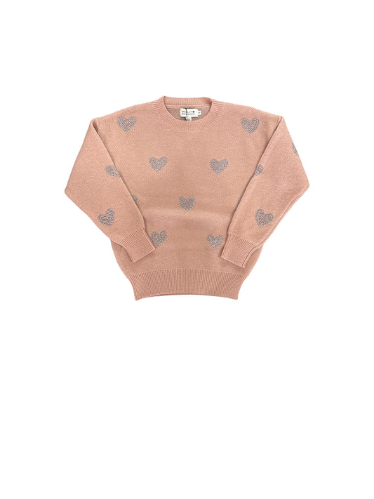 MB Pink Hearts Sweater