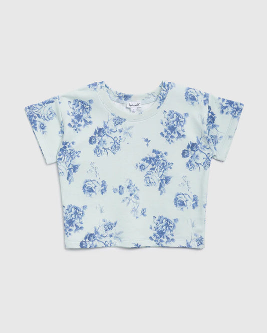 Splendid Indigo Bloom Top