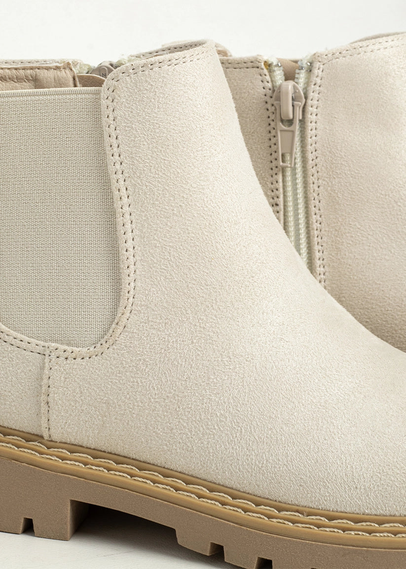 ZOPHIE MINI Light Grey Suede
