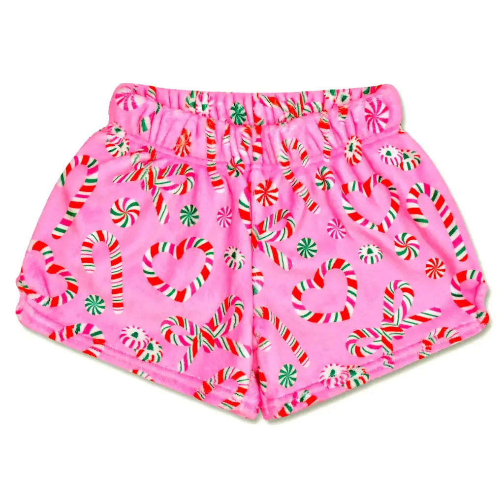 Merry Mint Plush Shorts