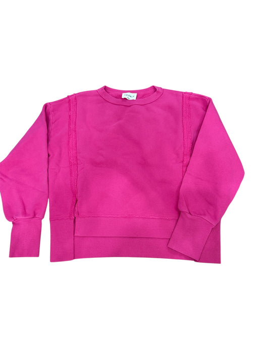 Cotton Fleece Crewneck - Pink