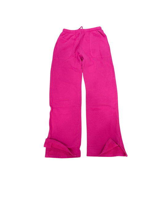 Cotton Fleece Pocket Sweatpants - Pink