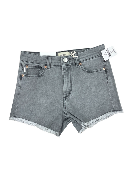 DL1961 Smoke Frayed Lucy Shorts