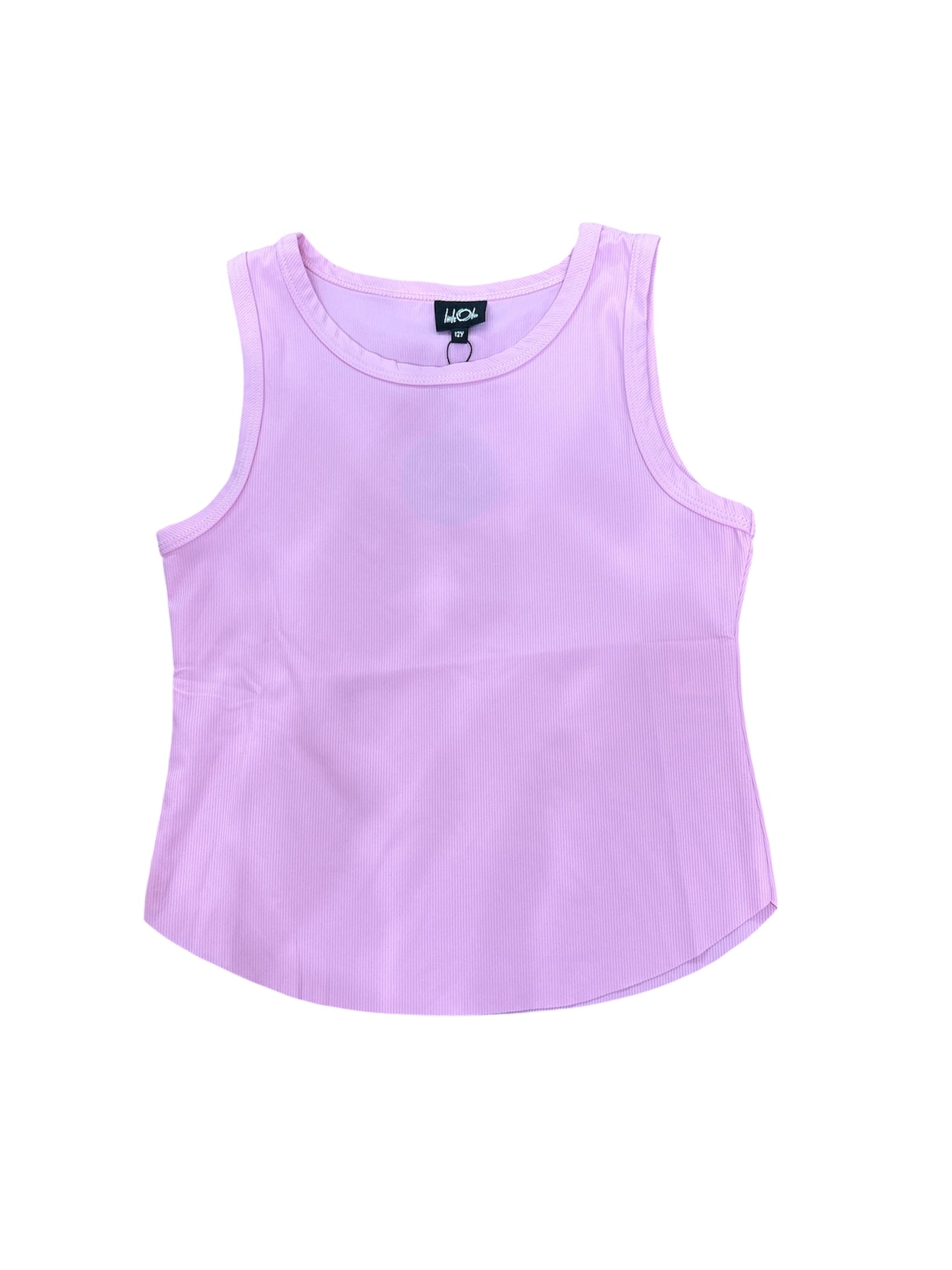 Pink Ribbed Tank