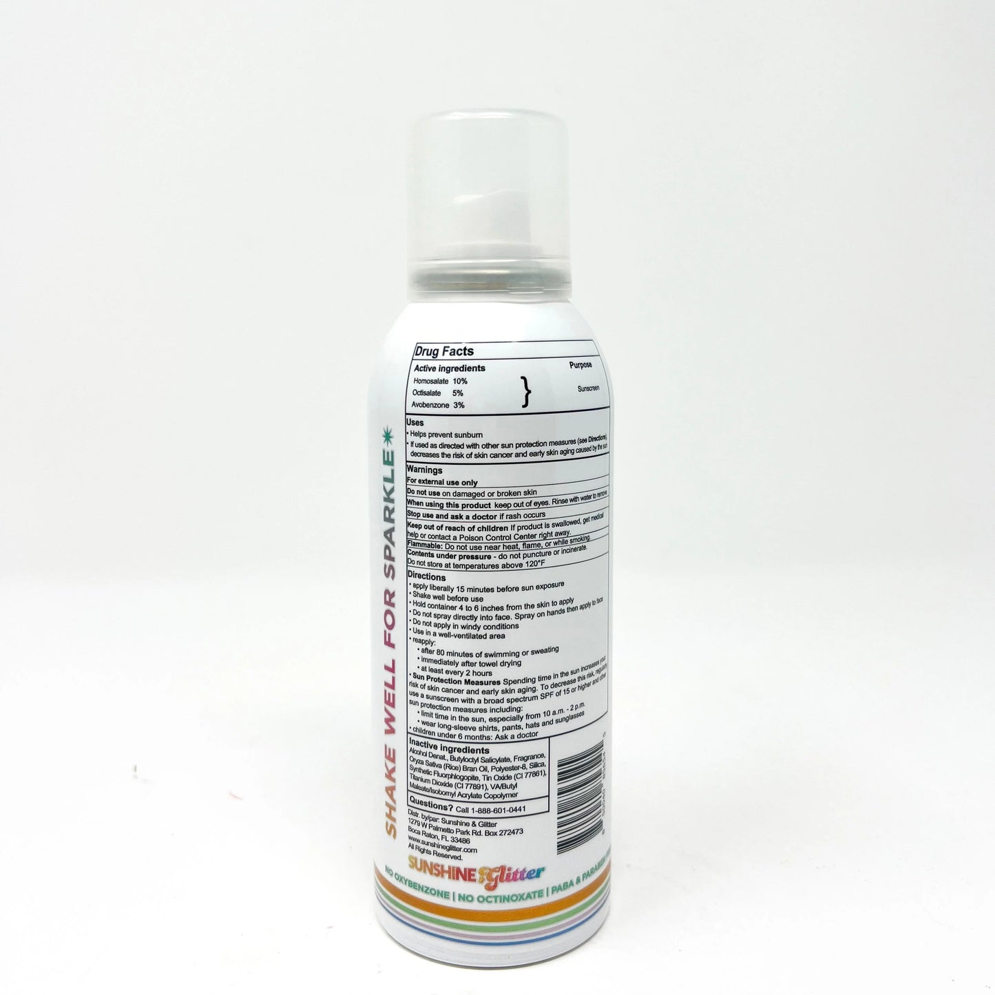 Sunshine and Glitter Shimmer Sport Spray