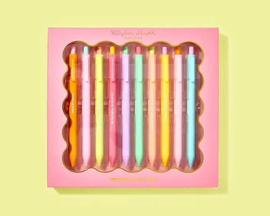 Faith Set of 10 Colored Pens