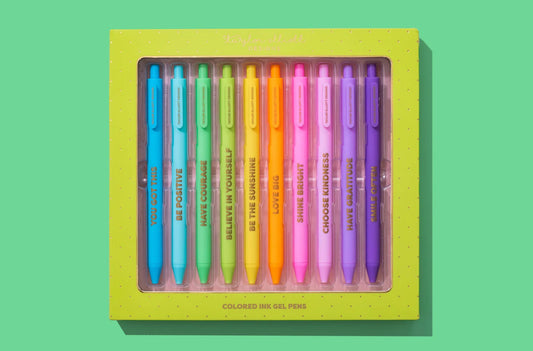Set of 10 Colored Pens