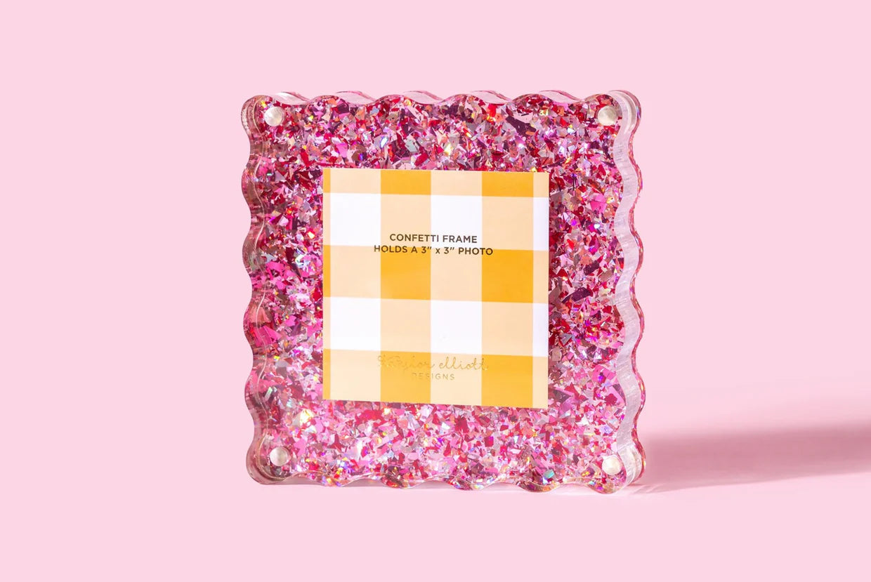 Confetti Magnetic Frame - Pink