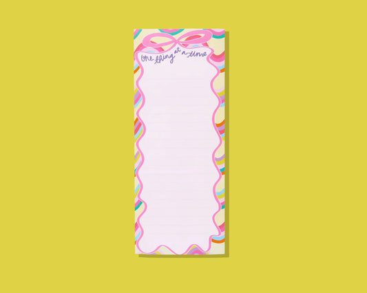 One Thing at a Time List Pad
