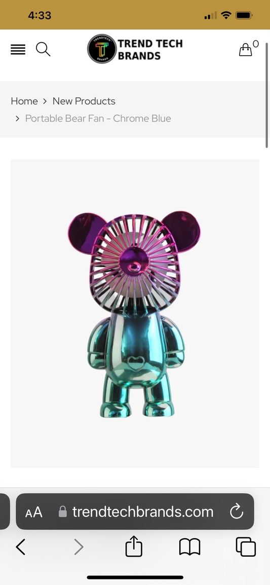 Portable bear fan
