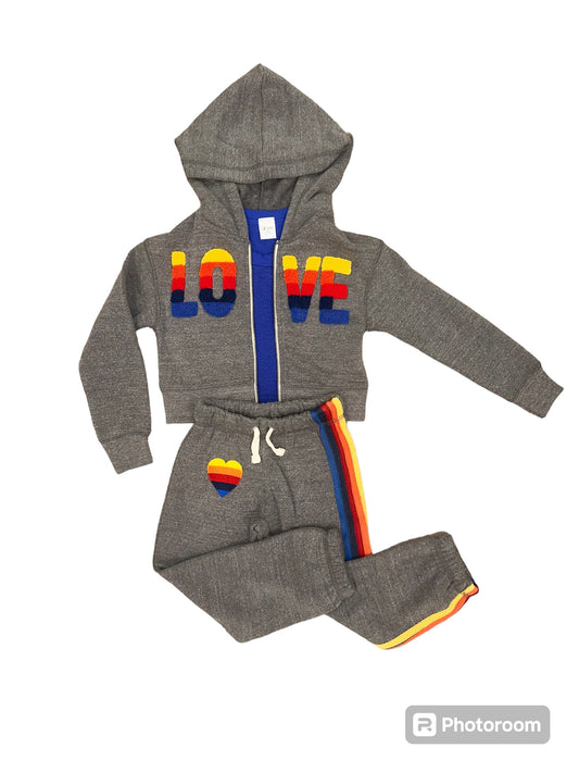 Vintage Havana Hoodie Chenille Love
