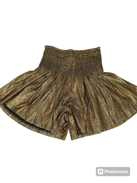 Molly Bracken Gold Knit Shorts