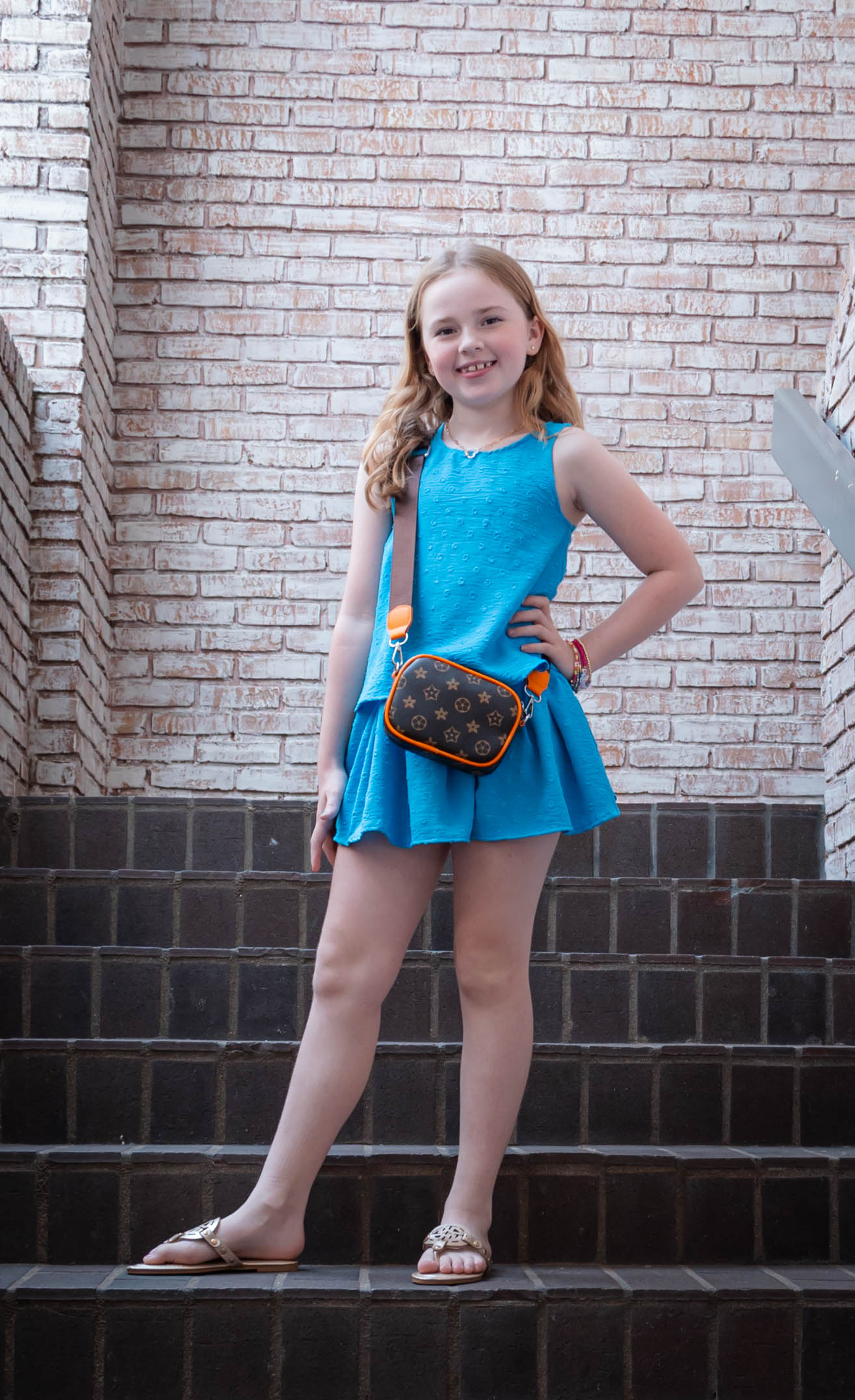 ERGE Blue Dots Skort