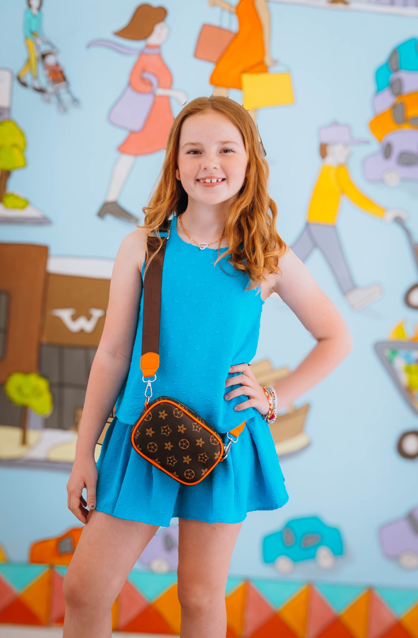 ERGE Blue Dots Skort
