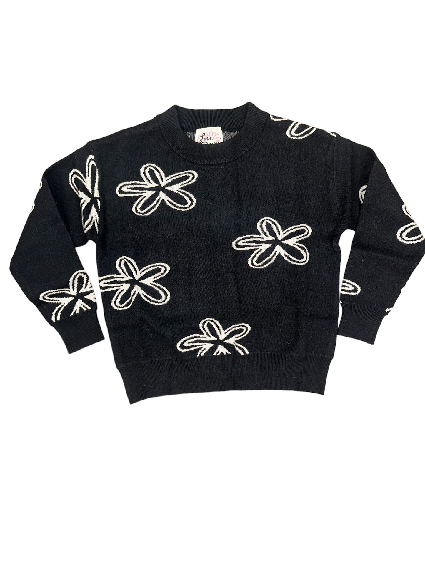 Flower Pattern Pullover
