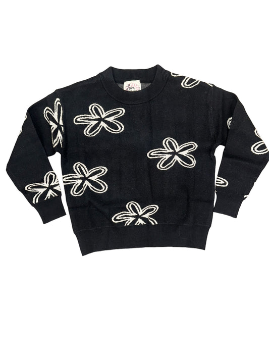 Flower Pattern Pullover