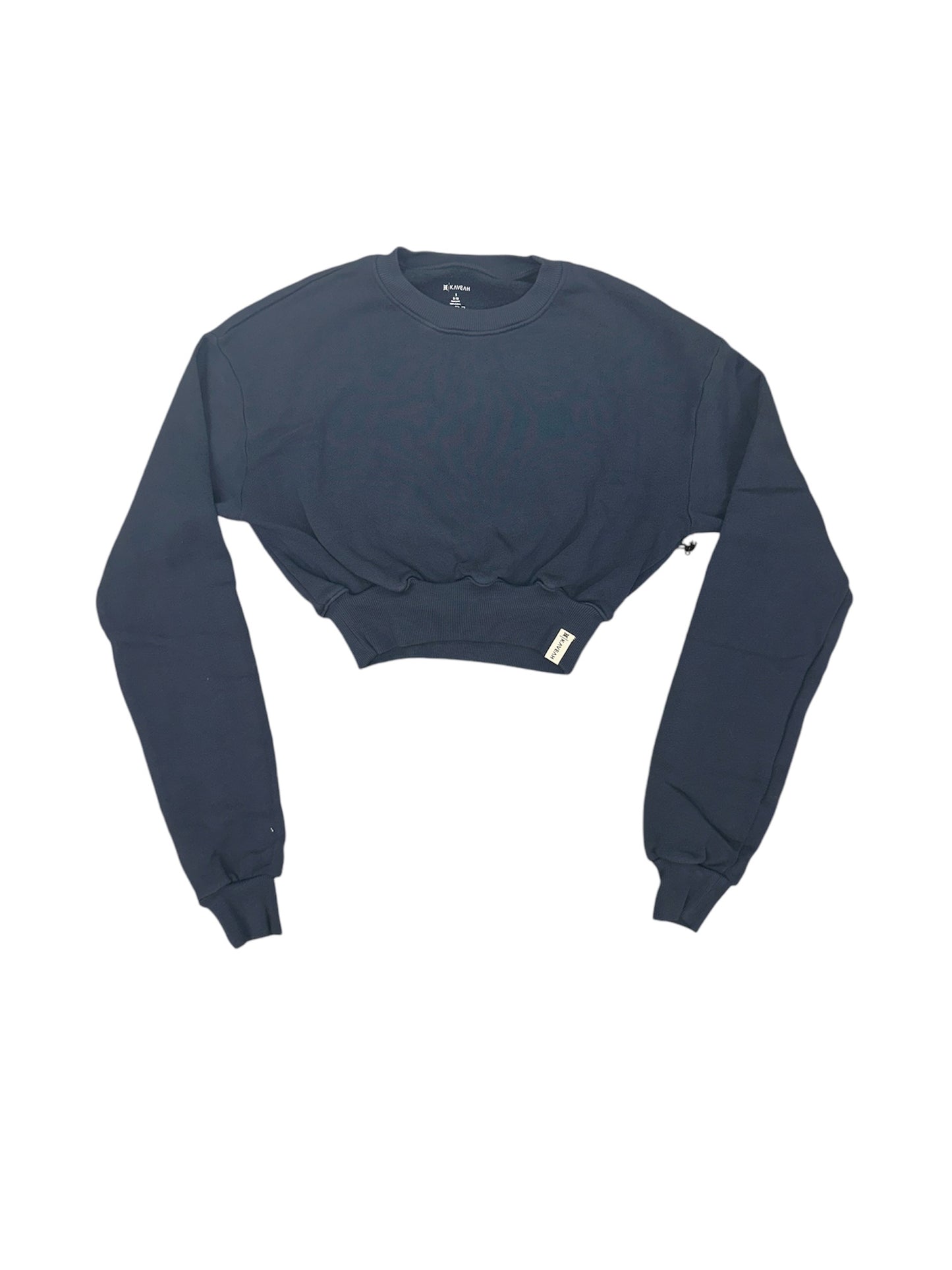 Cotton Fleece Cropped Sweatshirt