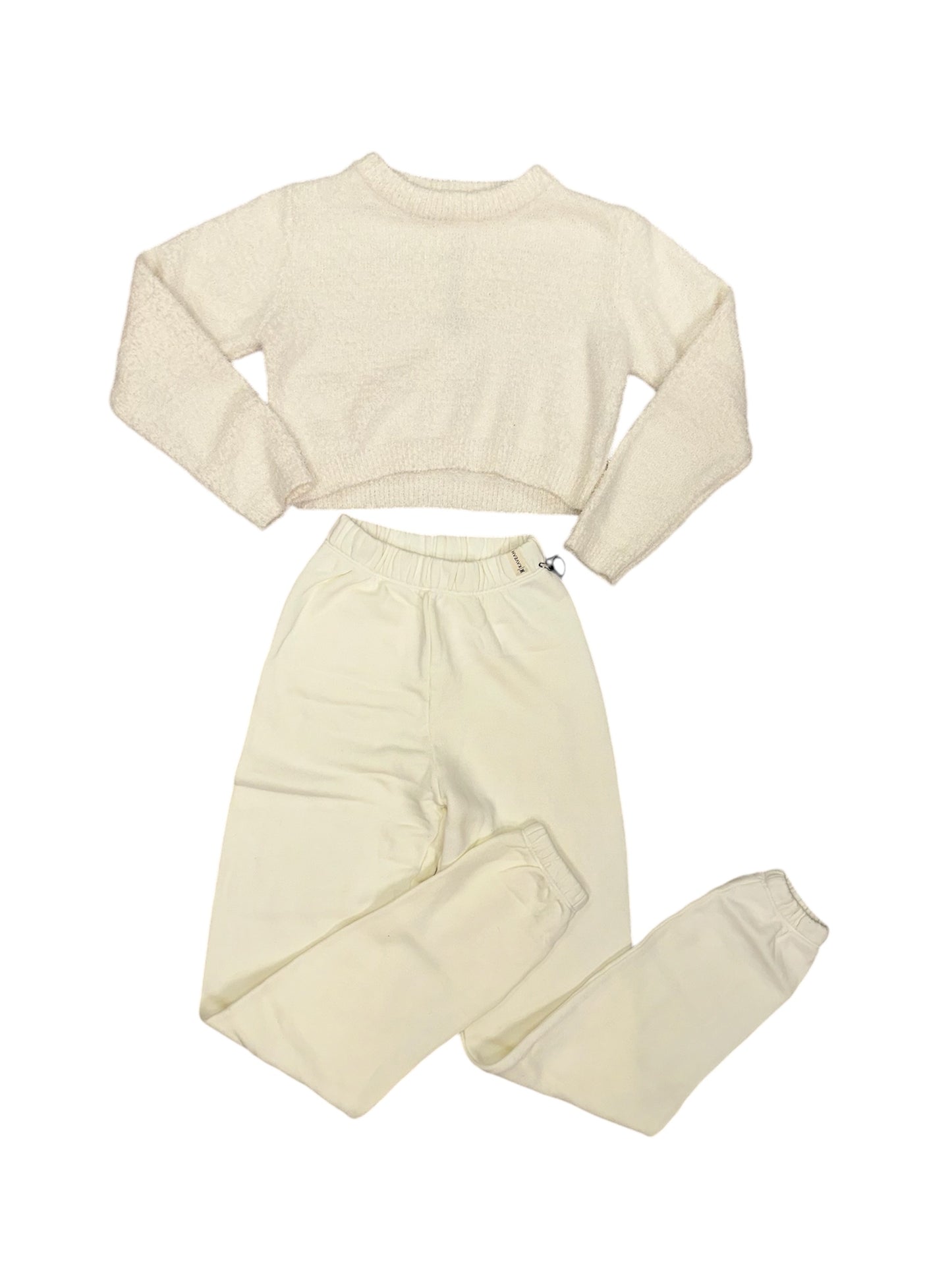 Cotton Fleece Shirred Cargo