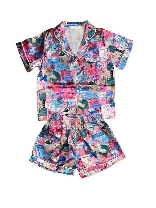 TweenStyle Swiftie Print PJs shorts