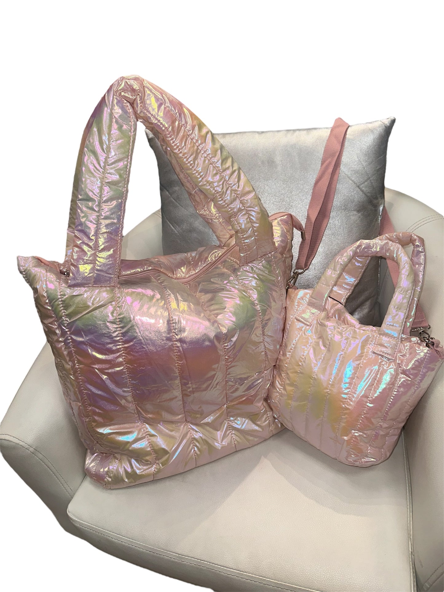 ML Iridescent Tote Bag