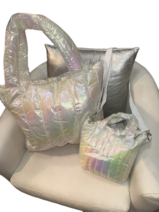 ML Iridescent Tote Bag