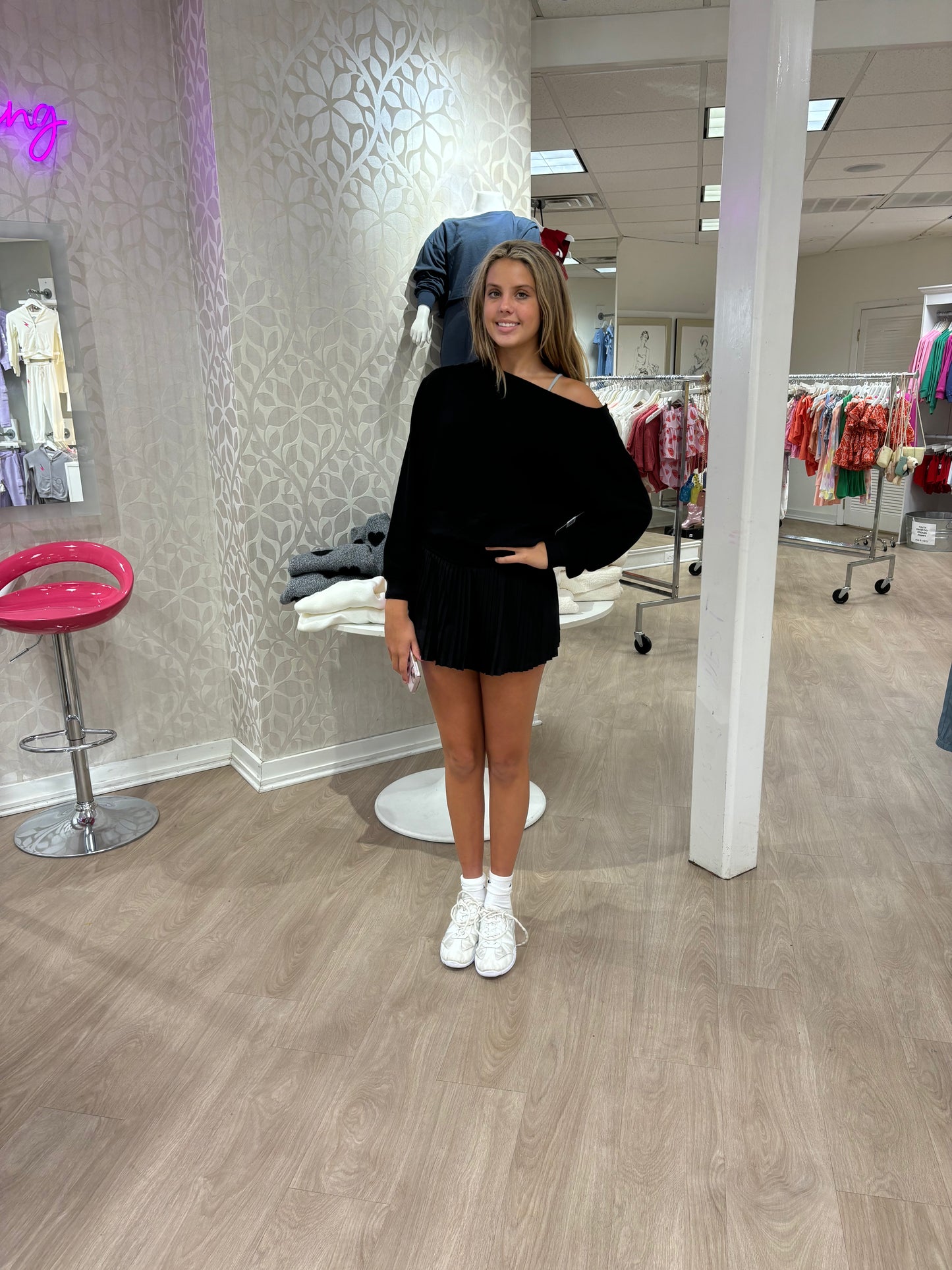 Cloud Off the Shoulder Sweatshirt