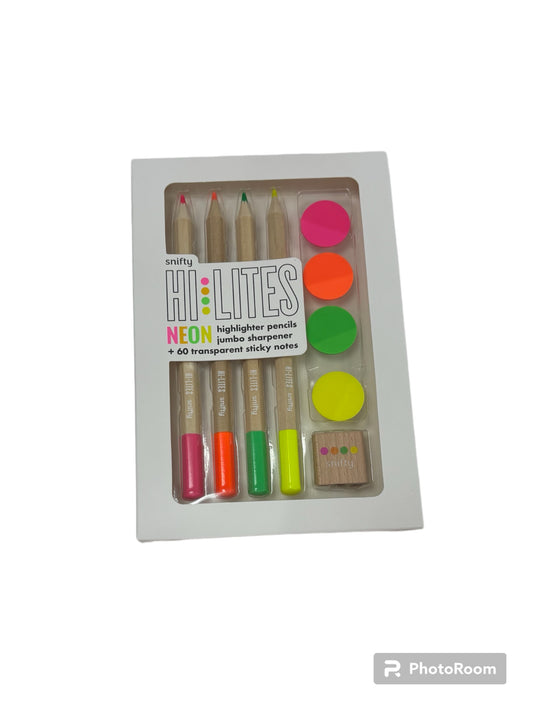 Hi Lites Neon Highlighter Pencils