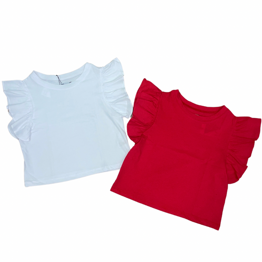 Ruffle Sleeve Tee