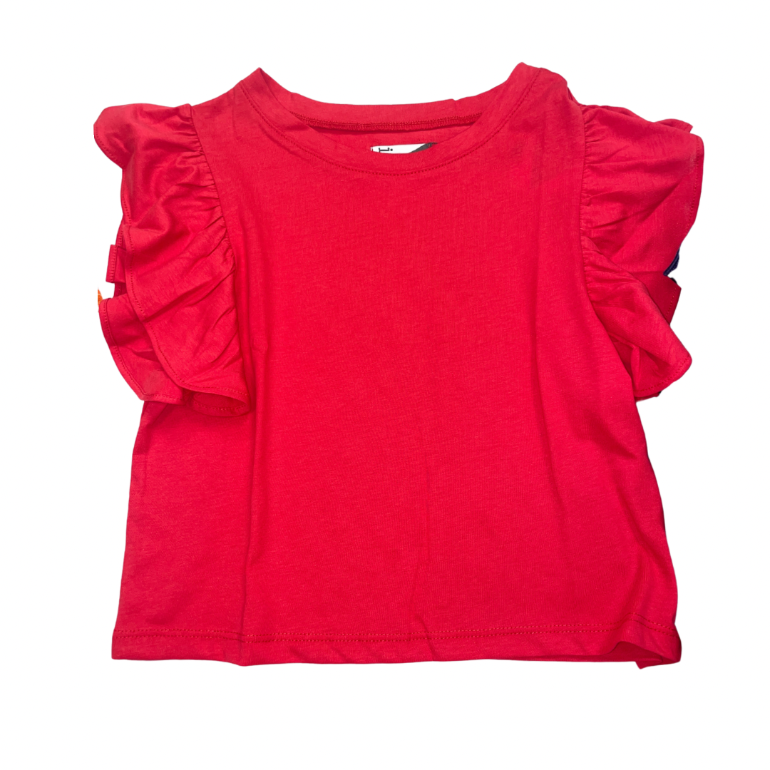 Ruffle Sleeve Tee