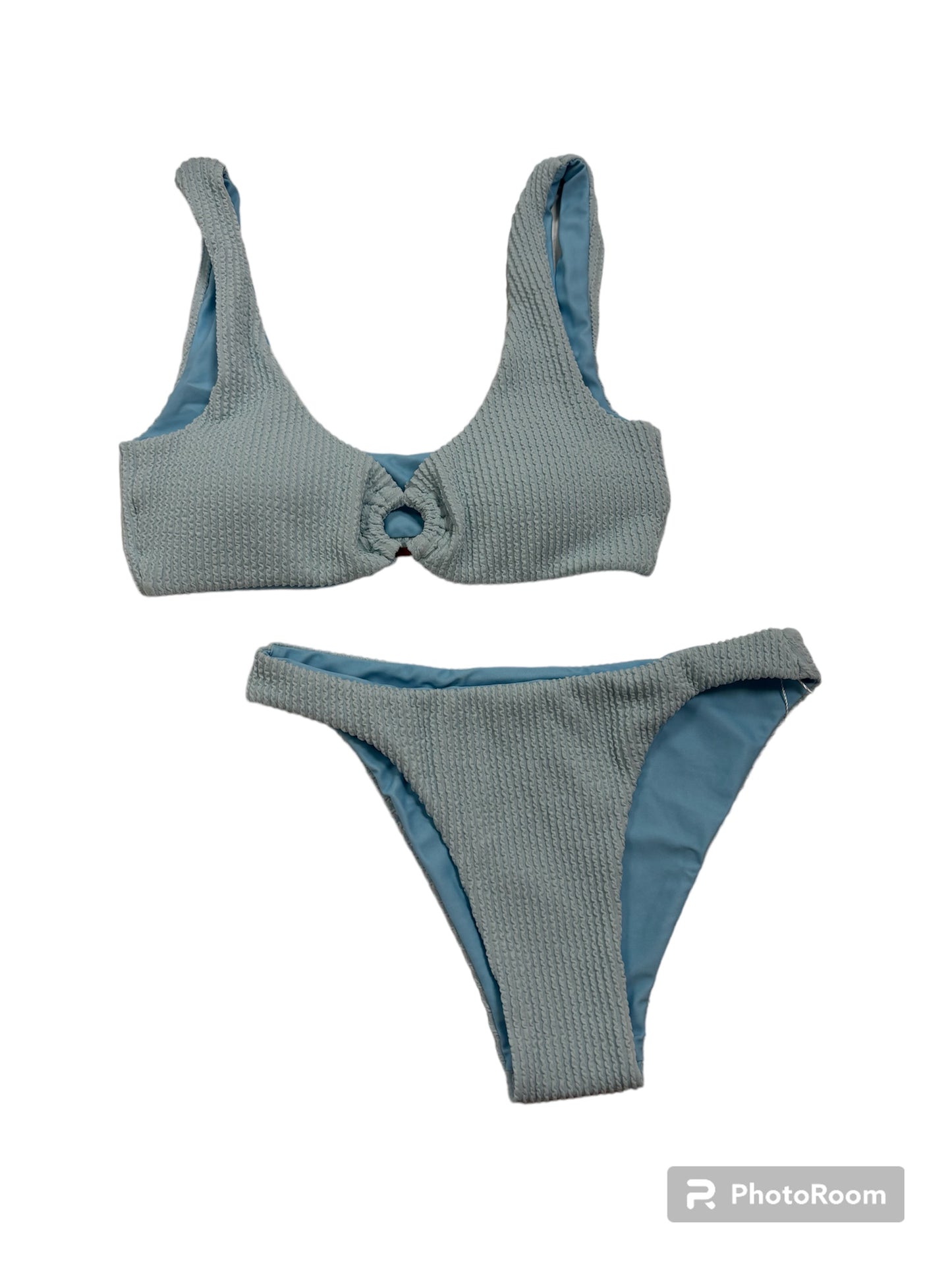 KAVEAH Cool Blue Low Wrap Swimsuit