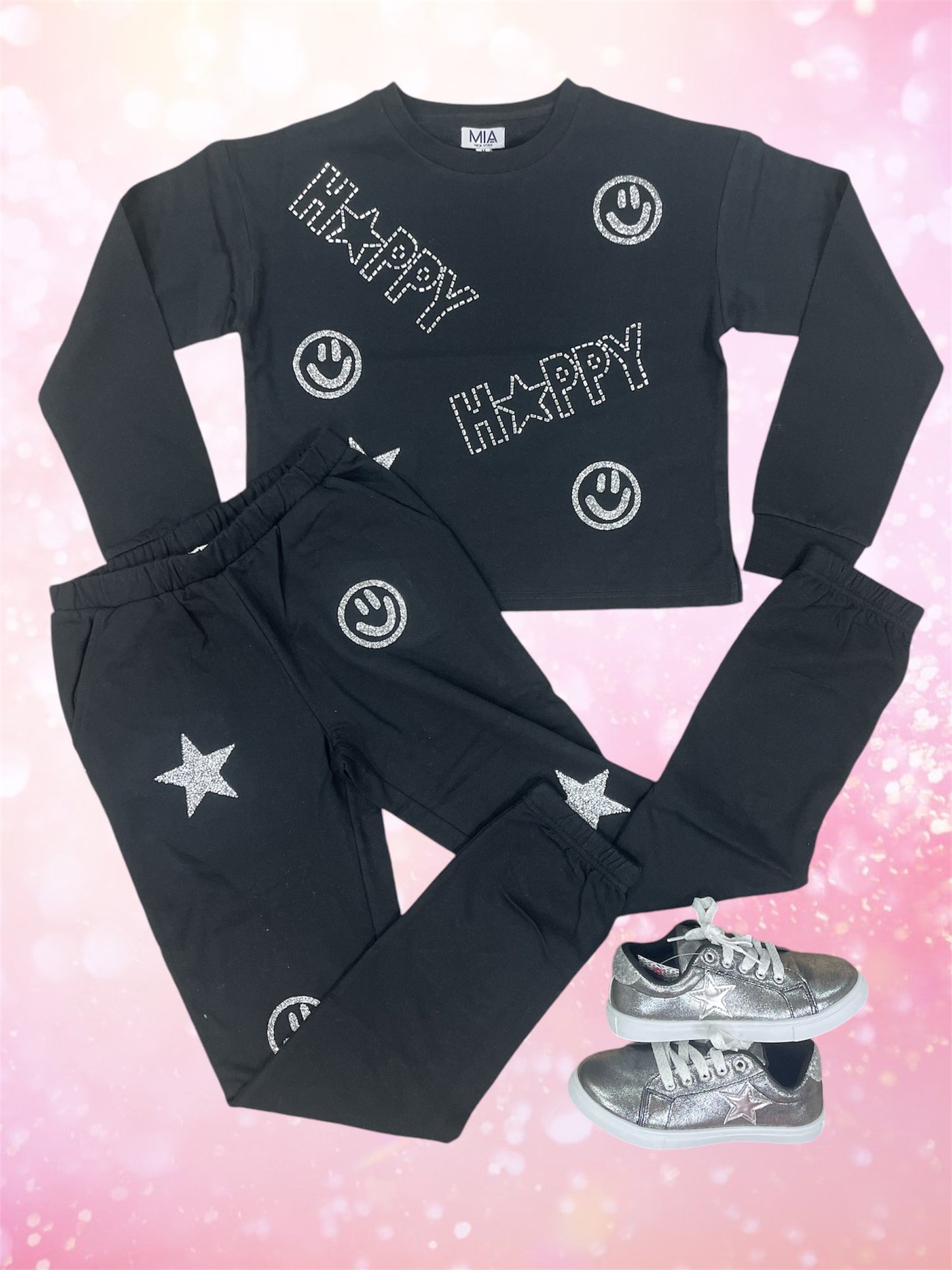 MIA ICON BLACK SWEATPANTS