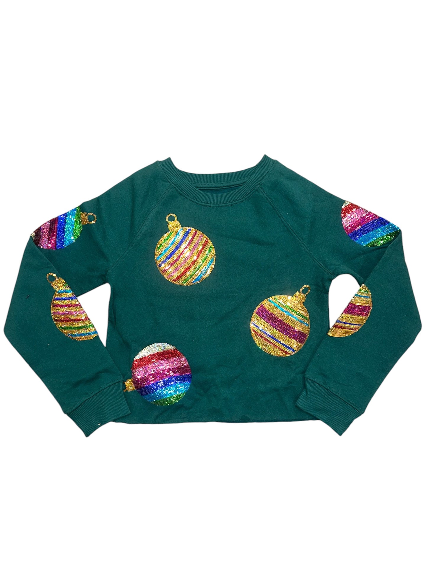 Sequins Christmas Ornament Sweatshirt
